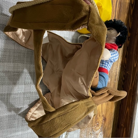 Bull Rider 2pcs Cowboy Dog Costume Size Medium - Picture 11 of 11